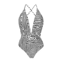 Load image into Gallery viewer, Product Front: Rio De Sol One-Piece Collage New Vegas