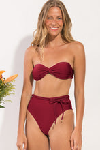 Load image into Gallery viewer, Gallery: Rio De Sol Set Set Shimmer-Divino Twist Belted-High-Waist