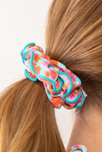 Load image into Gallery viewer, Image 04: Rio De Sol Hair Accessory Ditsy-Sky Scrunchie
