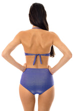 Load image into Gallery viewer, Image 06: Rio De Sol Bottom Calcinha Radiante Azul Marinho Hot Pant