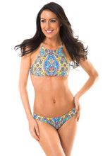 Load image into Gallery viewer, Image 05: Rio De Sol Bottom Calcinha Sari Cropped