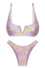 Load image into Gallery viewer, Product Front: Rio De Sol Set Set Canola Bra-V High-Leg