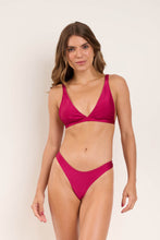 Load image into Gallery viewer, Model Front: Rio De Sol Top Top Shimmer-Desejo Alba