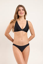 Load image into Gallery viewer, Model Front: Rio De Sol Top Top Touch-Black Alba