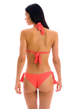 Load image into Gallery viewer, Model Back: Rio De Sol Top Top Dots-Tabata Tri-Mel