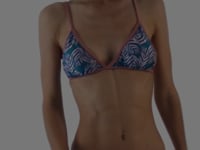 Load and play video in Gallery viewer, Video: Rio De Sol Top Top Palms-Blue Tri-Fixo