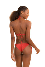 Load image into Gallery viewer, Model Back: Rio De Sol Bottom Bottom Malibu-Chili Cheeky-Tie