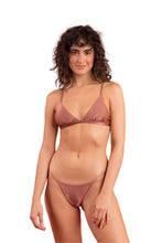 Load image into Gallery viewer, Model Front: Rio De Sol Bottom Bottom Shimmer-Copper California