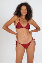 Load image into Gallery viewer, Model Front: Rio De Sol Bottom Bottom Shimmer-Divino Ibiza-Rope