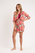 Load image into Gallery viewer, Image 08: Rio De Sol Shirtdress Sea-Bloom Chemise Gabriele