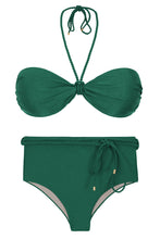 Load image into Gallery viewer, Product Front: Rio De Sol Set Set Palace Twist Belted-High-Waist