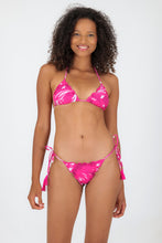 Load image into Gallery viewer, Model Front: Rio De Sol Set Set Pink-Palms Frufru