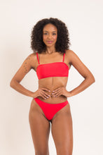 Load image into Gallery viewer, Image 06: Rio De Sol Set Set Rouge Bandeau-Reto Nice-Fio
