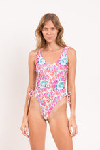 Load image into Gallery viewer, Model Front: Rio De Sol One-Piece Splash Zoe