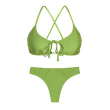 Load image into Gallery viewer, Product Front: Rio De Sol Set Set Shimmer-Botanica Tank-Tie Nice-Fio
