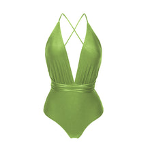 Load image into Gallery viewer, Product Front: Rio De Sol One-Piece Shimmer-Botanica New Vegas
