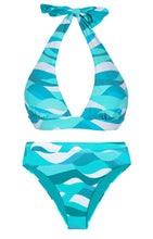 Load image into Gallery viewer, Product Front: Rio De Sol Set Set Mayaguana Halter-Cos Hotpant-Cos
