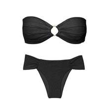 Load image into Gallery viewer, Product Front: Rio De Sol Set Set Malibu-Black Mavi Baobi
