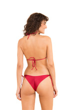 Load image into Gallery viewer, Model Back: Rio De Sol Bottom Bottom Shimmer-Divino Cheeky-Tie
