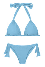 Load image into Gallery viewer, Product Front: Rio De Sol Set Set Dots-Sky Mel Italy
