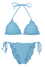 Load image into Gallery viewer, Product Front: Rio De Sol Set Set Dots-Sky Frufru-Comfy
