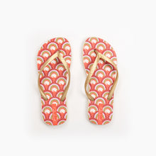 Load image into Gallery viewer, Product Front: Rio De Sol Flip-Flop Floral-Scales Slim
