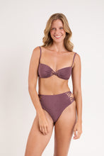 Load image into Gallery viewer, Model Front: Rio De Sol Top Top Malibu-Ebano Bandeau-Iris
