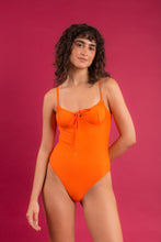 Load image into Gallery viewer, Image 09: Rio De Sol One-Piece Dots-Orange Julia
