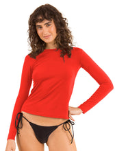 Load image into Gallery viewer, Gallery: Rio De Sol Top Rouge Rash-Guard
