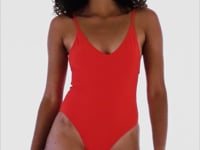 Load and play video in Gallery viewer, Video: Rio De Sol One-Piece Rouge Hype
