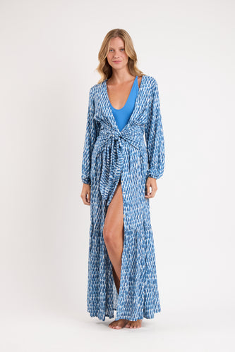 Model Front: Rio De Sol Beach Dresses Chuva Long Dress Verona