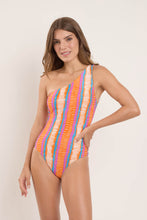 Load image into Gallery viewer, Image 05: Rio De Sol One-Piece Stripes Sienna
