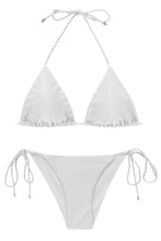Load image into Gallery viewer, Set Shimmer-White Tri-Inv Cheeky-Tie
