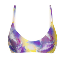 Load image into Gallery viewer, Top Tiedye-Purple Bralette
