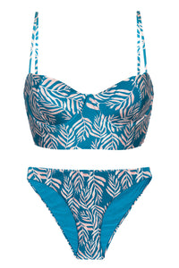 Set Palms-Blue Balconet-Anna Comfy