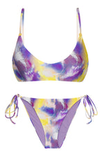 Load image into Gallery viewer, Set Tiedye-Purple Bralette Ibiza-Comfy
